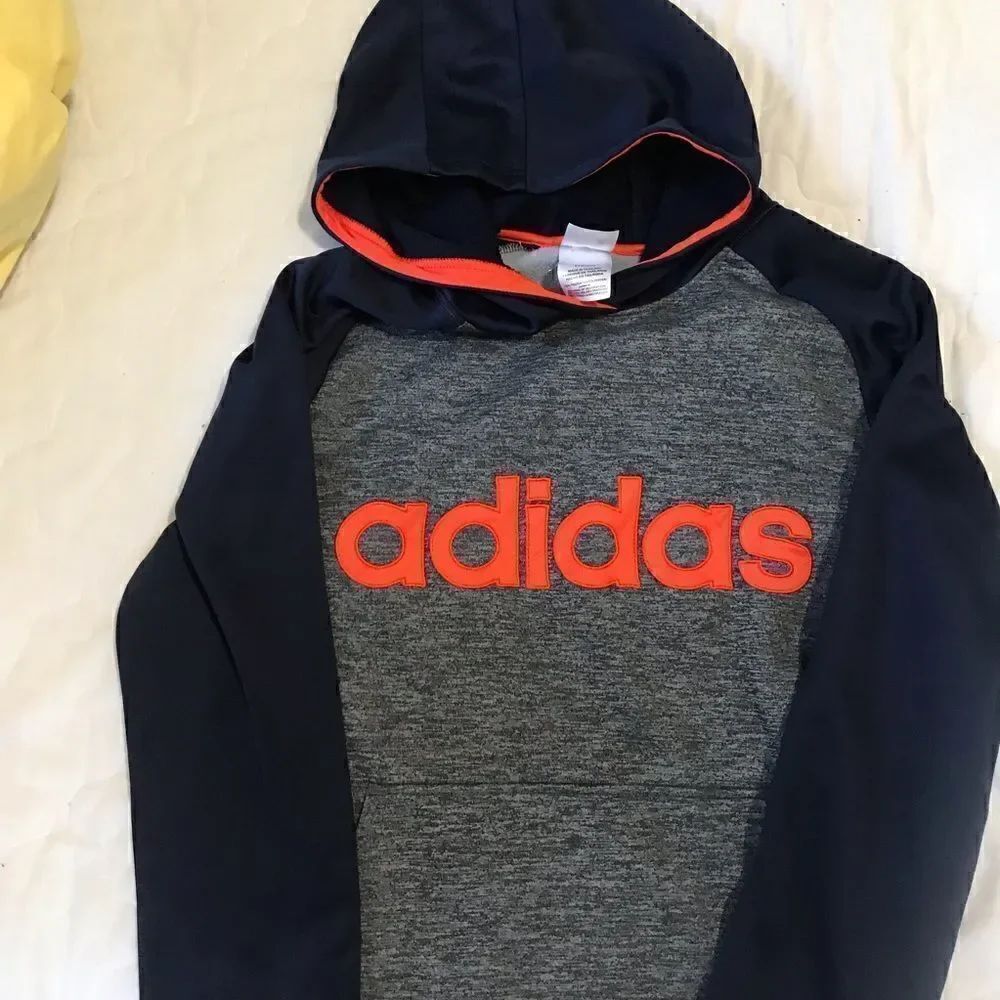 Adidas boys sports hoodie sweatshirt size XL